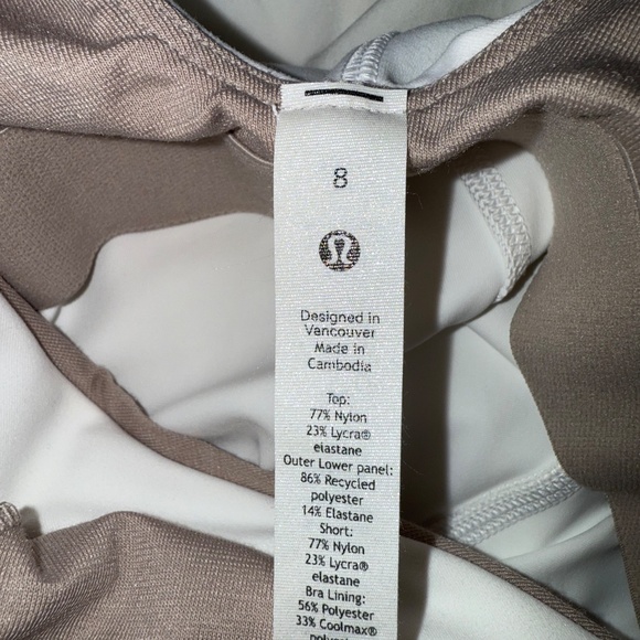 Lululemon Court Crush White Tennis Dress 8 - Picture 5 of 5